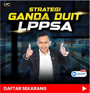 Khas Untuk Penjawat Awam Yang Belum Pernah Guna Kuota LPPSA (First Timer).  Ini satu-satunya webinar yang bongkarkan strategi sebenar ganda aset & simpanan tanpa perlu kerja lebih, tanpa tunggu pencen.  Jana pendapatan pasif dari rumah sewa (BRTB) Simpan 6 angka tanpa simpan manual (STS) Bina tabung pencen 10 tahun lebih awal Renovate, beli lelong, atau gabung hutang – semua guna kuota LPPSA yang sama  Ini bukan seminar motivasi.   Ini ilmu teknikal yang ramai orang tak pernah dedahkan secara berstruktur.