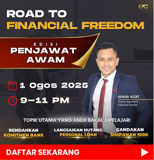 Khas Untuk Penjawat Awam Yang Serius Nak Bebas Dari Tekanan Duit & Urus Kewangan Dengan Bijak!  Program ini satu-satunya bimbingan kewangan yang disusun khas untuk bantu penjawat awam:  Langsaikan hutang dengan strategi tersusun Wujudkan simpanan walaupun gaji tetap Blueprint simpan 1K → 10K → 100K